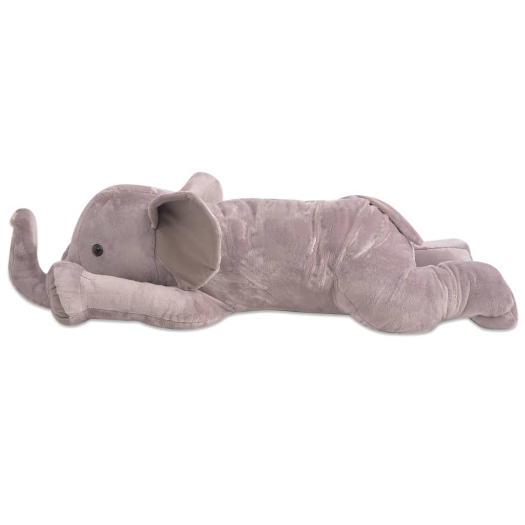 Elefante de brincar em pelúcia xxl 120 cm