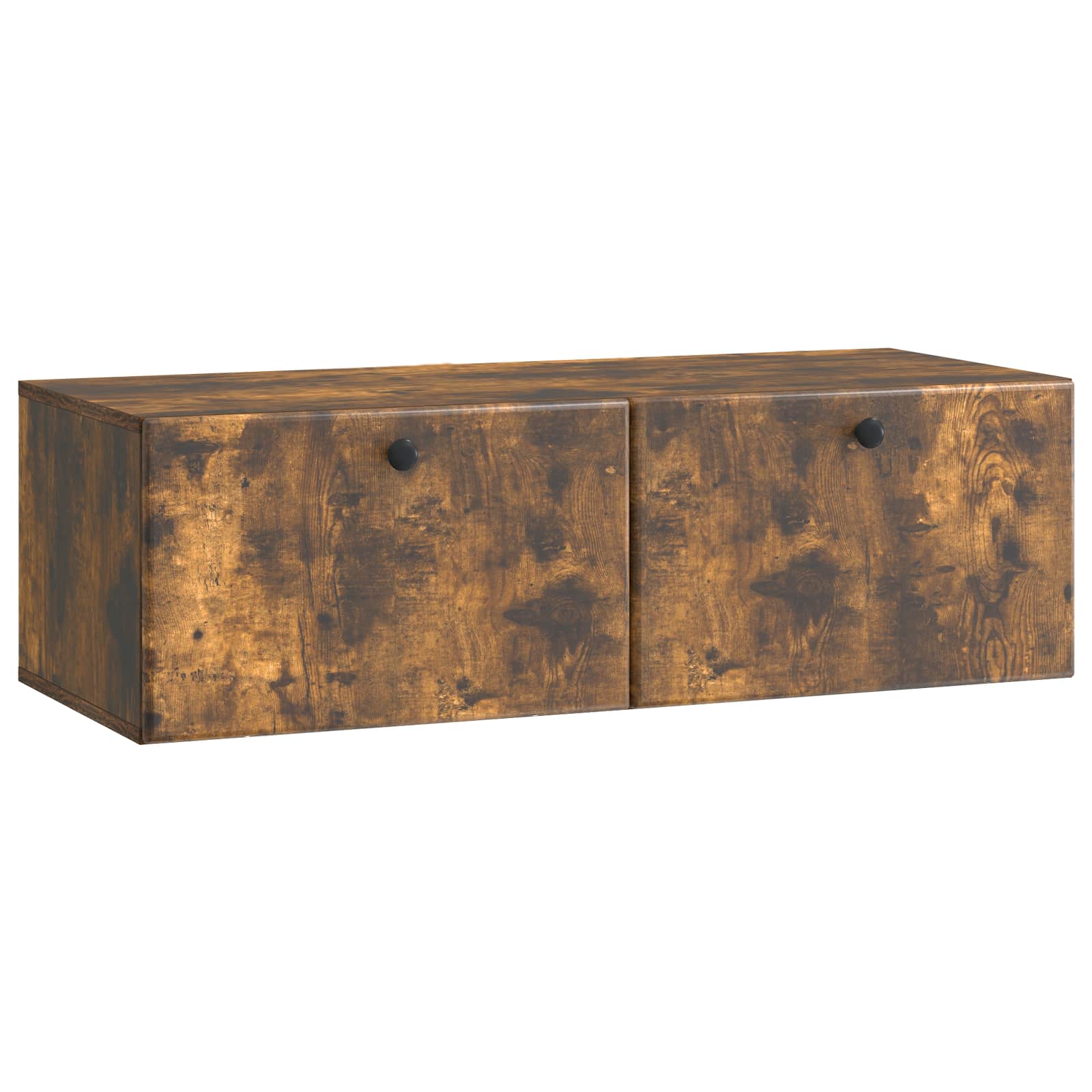 Gabinete de TV de parede 98 x 41 x 30 cm carvalho fumado