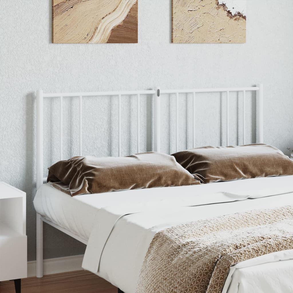 Cabeceira de substituição 120 cm metal branco