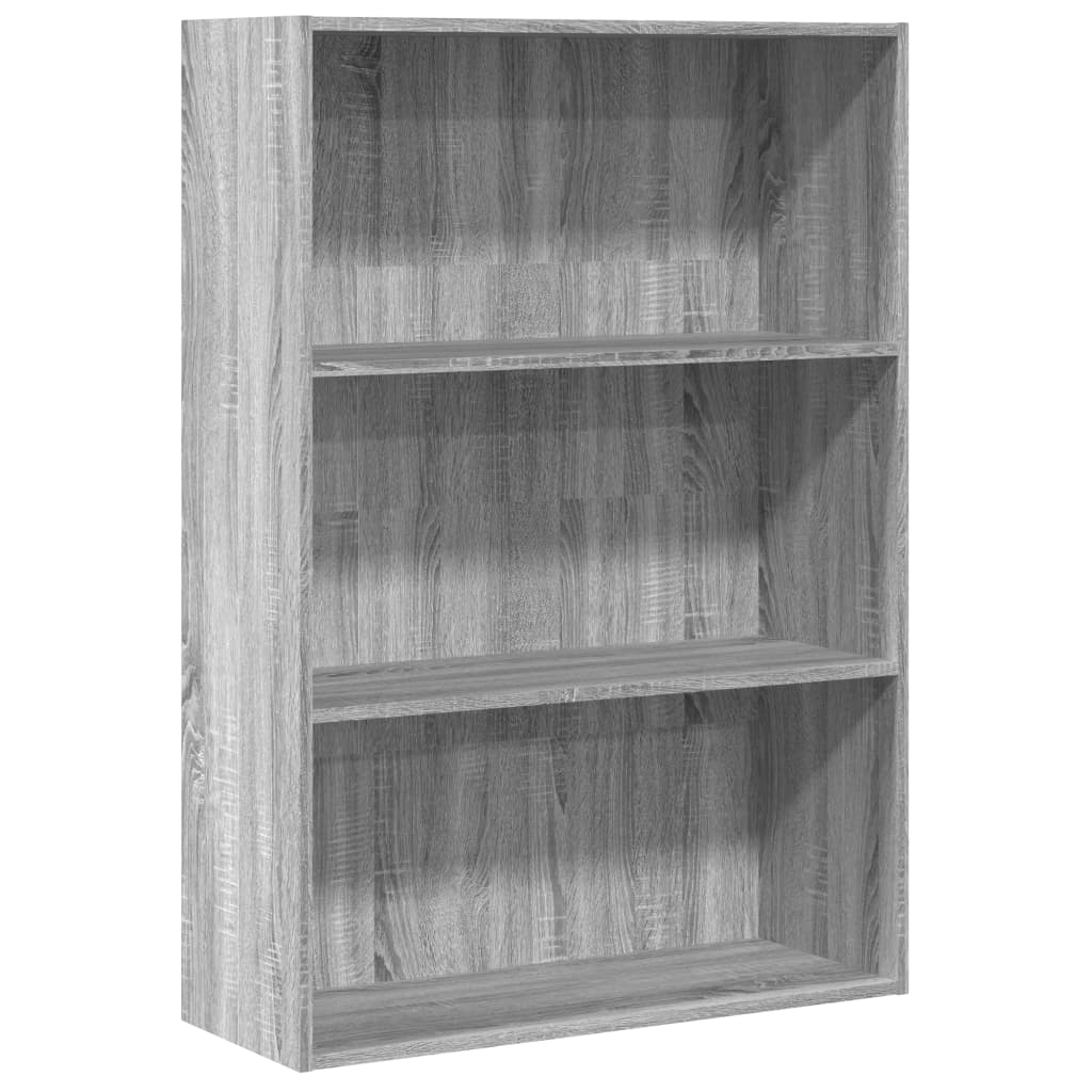 Estante 80x30x114 cm derivados de madeira cinzento sonoma