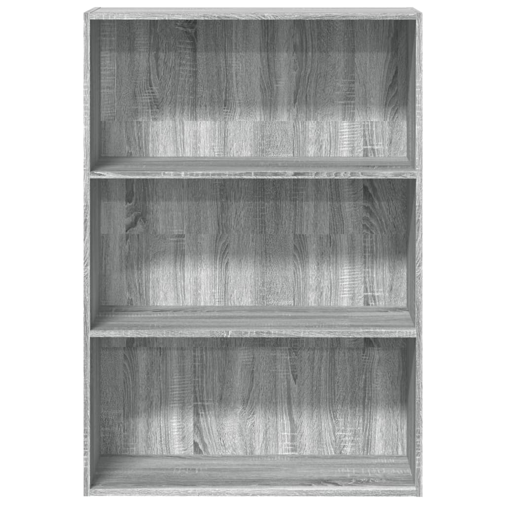 Estante 80x30x114 cm derivados de madeira cinzento sonoma