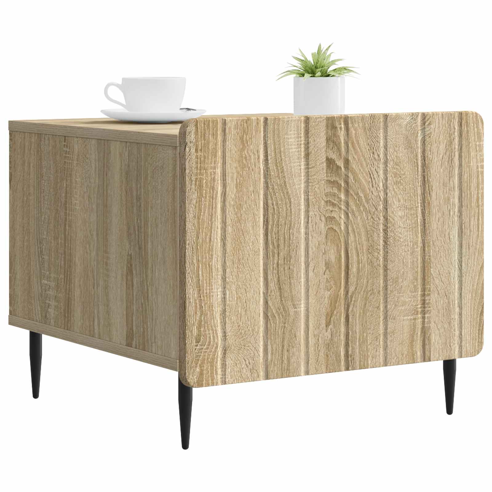 Mesa de centro com gaveta carvalho sonoma 49 x 50 x 42 cm