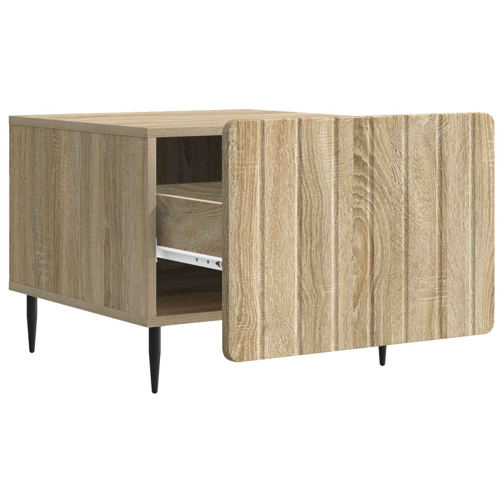 Mesa de centro com gaveta carvalho sonoma 49 x 50 x 42 cm