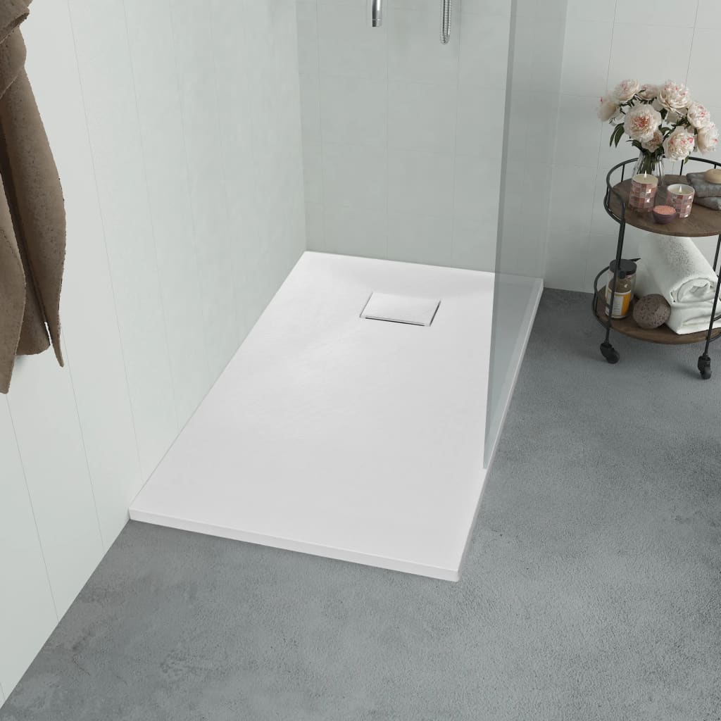 Base de chuveiro smc 120x70 cm branco
