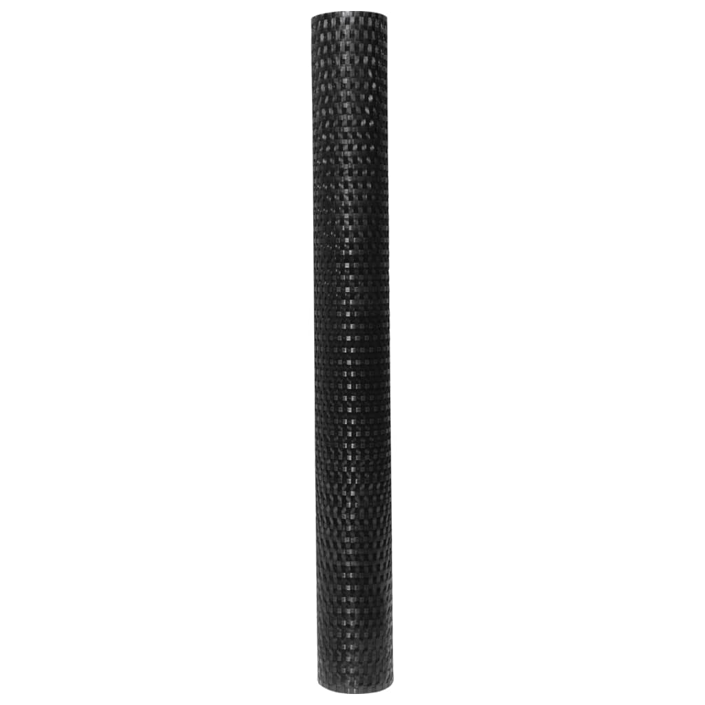 Tela de varanda 400x100 cm vime PE preto