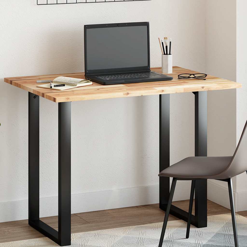 Tampo de mesa retangular 80x70x2 cm madeira de acácia maciça