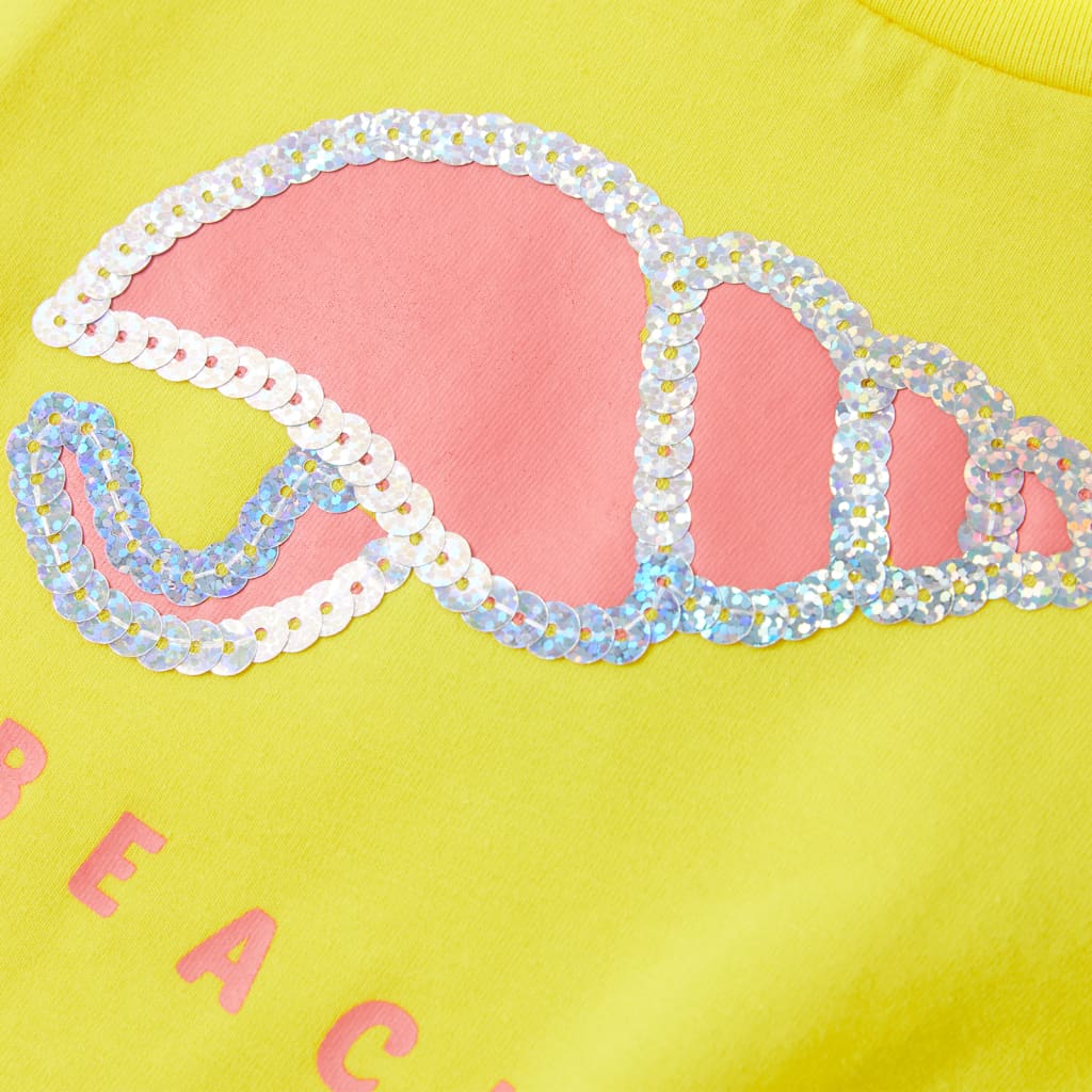 T-shirt de criança amarelo 116
