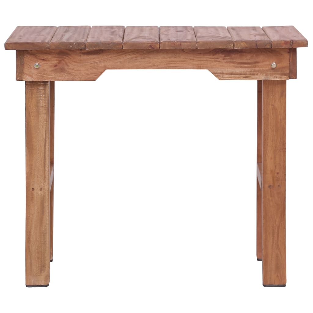 Mesa de apoio 70x35x60 cm madeira de mogno maciça