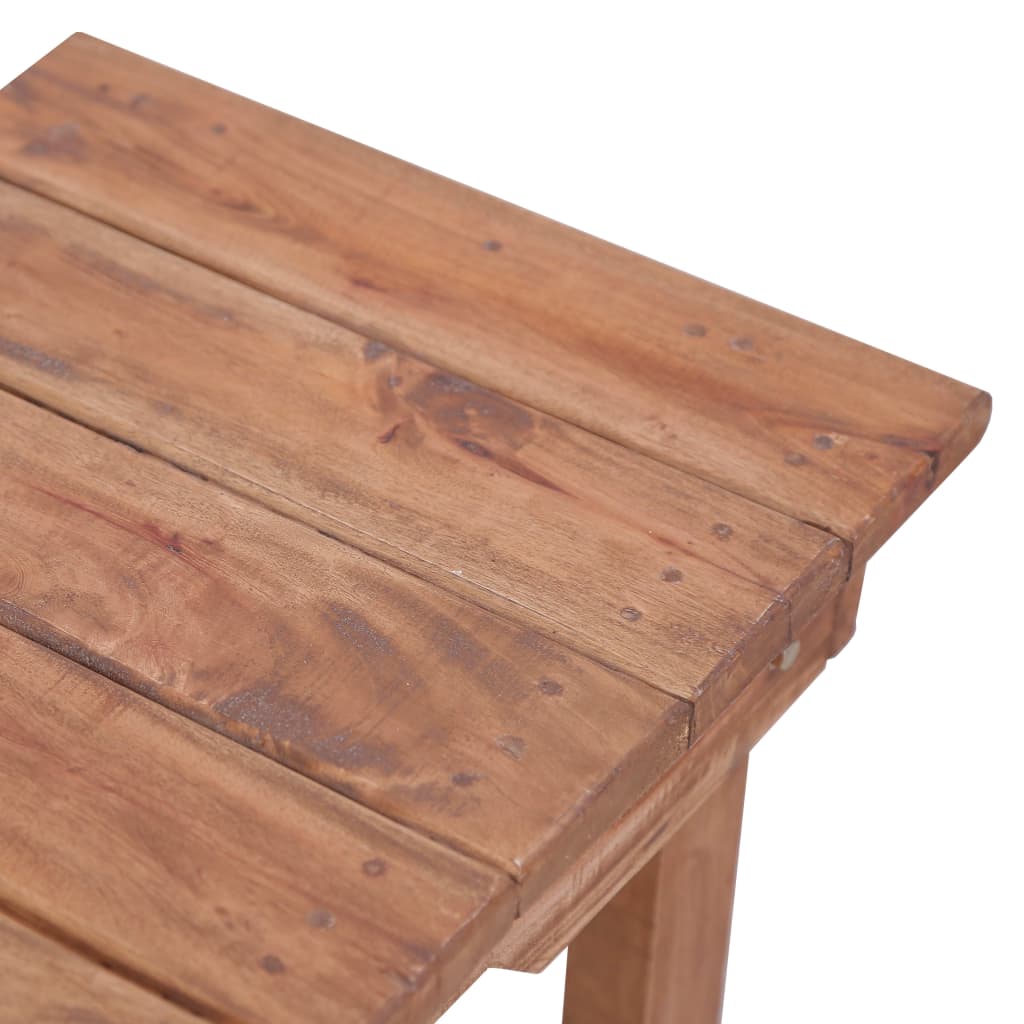 Mesa de apoio 70x35x60 cm madeira de mogno maciça