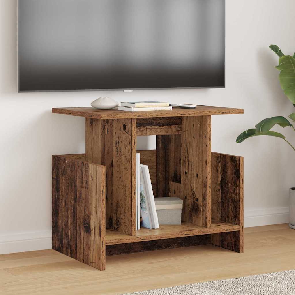 Suporte para TV 50 x 35 x 45 cm madeira antiga