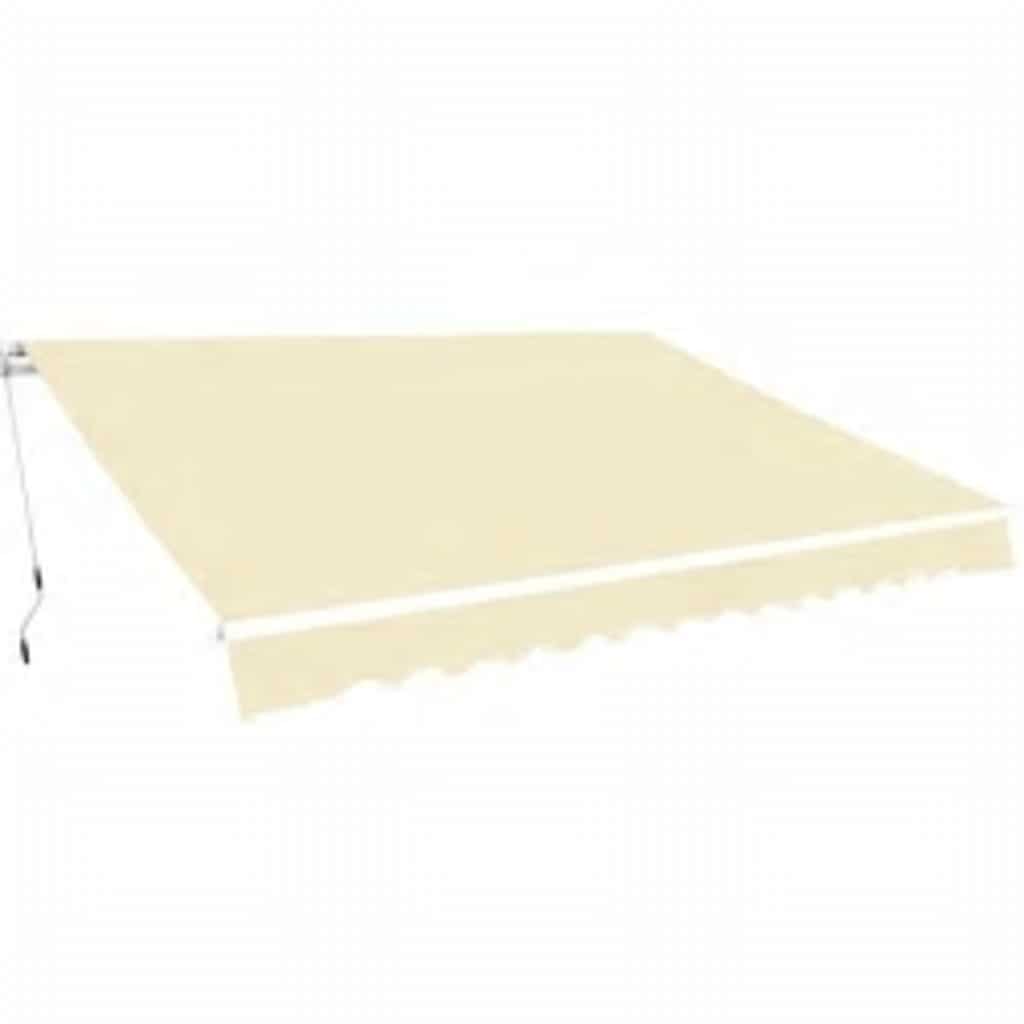Toldo dobrável manual 600 cm creme