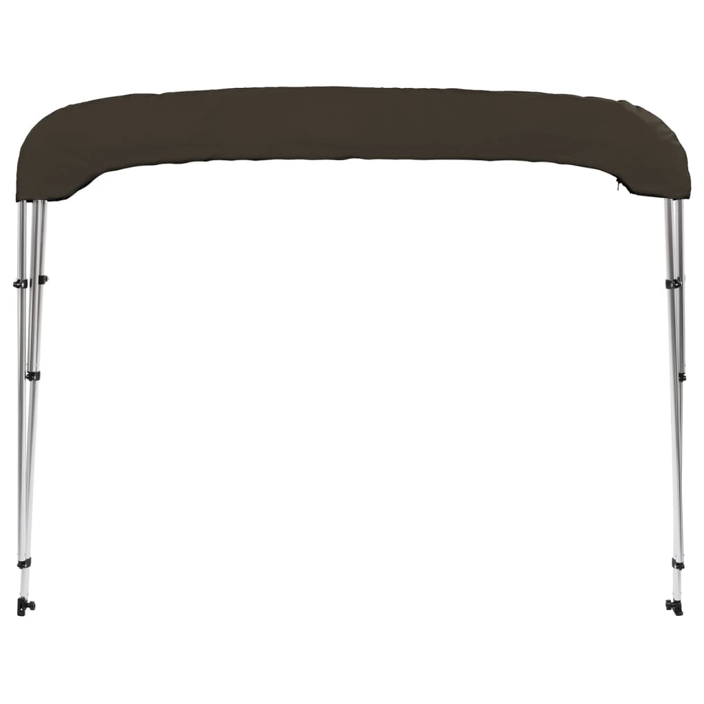 Toldo de 3 arcos bimini 183x180x137 cm preto