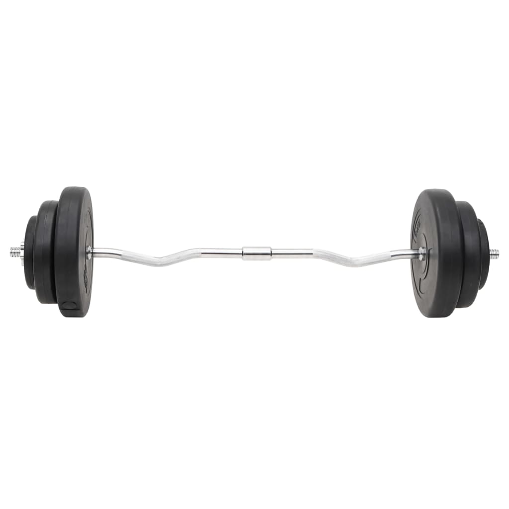 Barras e halteres com discos 60 kg