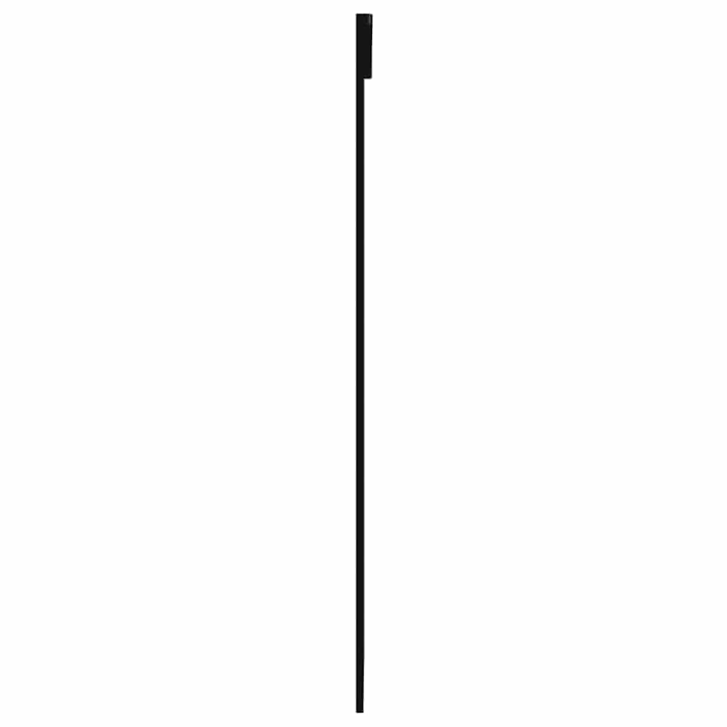 Porta deslizante em vidro esg e alumínio 102x205 cm preto