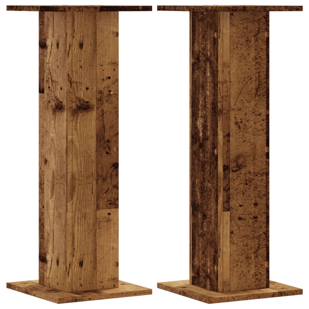 Suportes p/ plantas 2 pcs 30x30x80 cm derivados de madeira