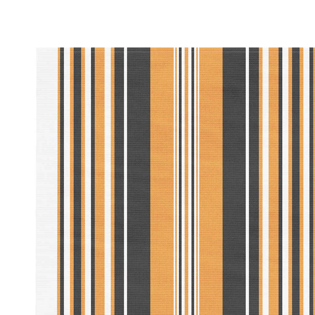 Tecido de substituição para toldo laranja e preto 400x350 cm poliéster