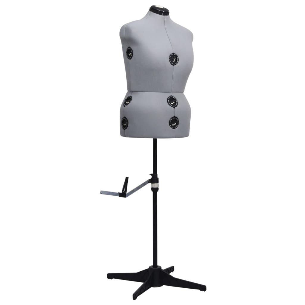 Manequim feminino ajustável tamanho l 44-50 cinzento
