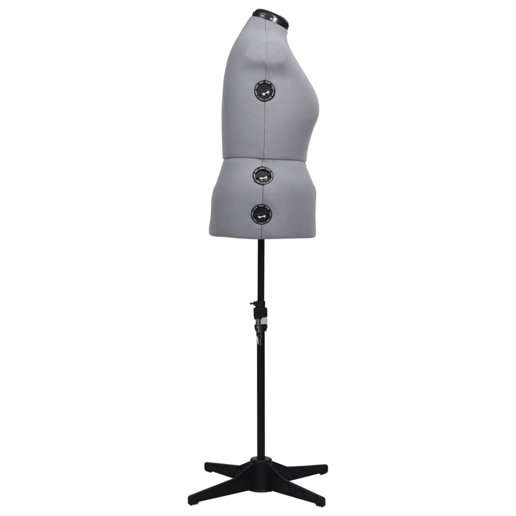Manequim feminino ajustável tamanho l 44-50 cinzento