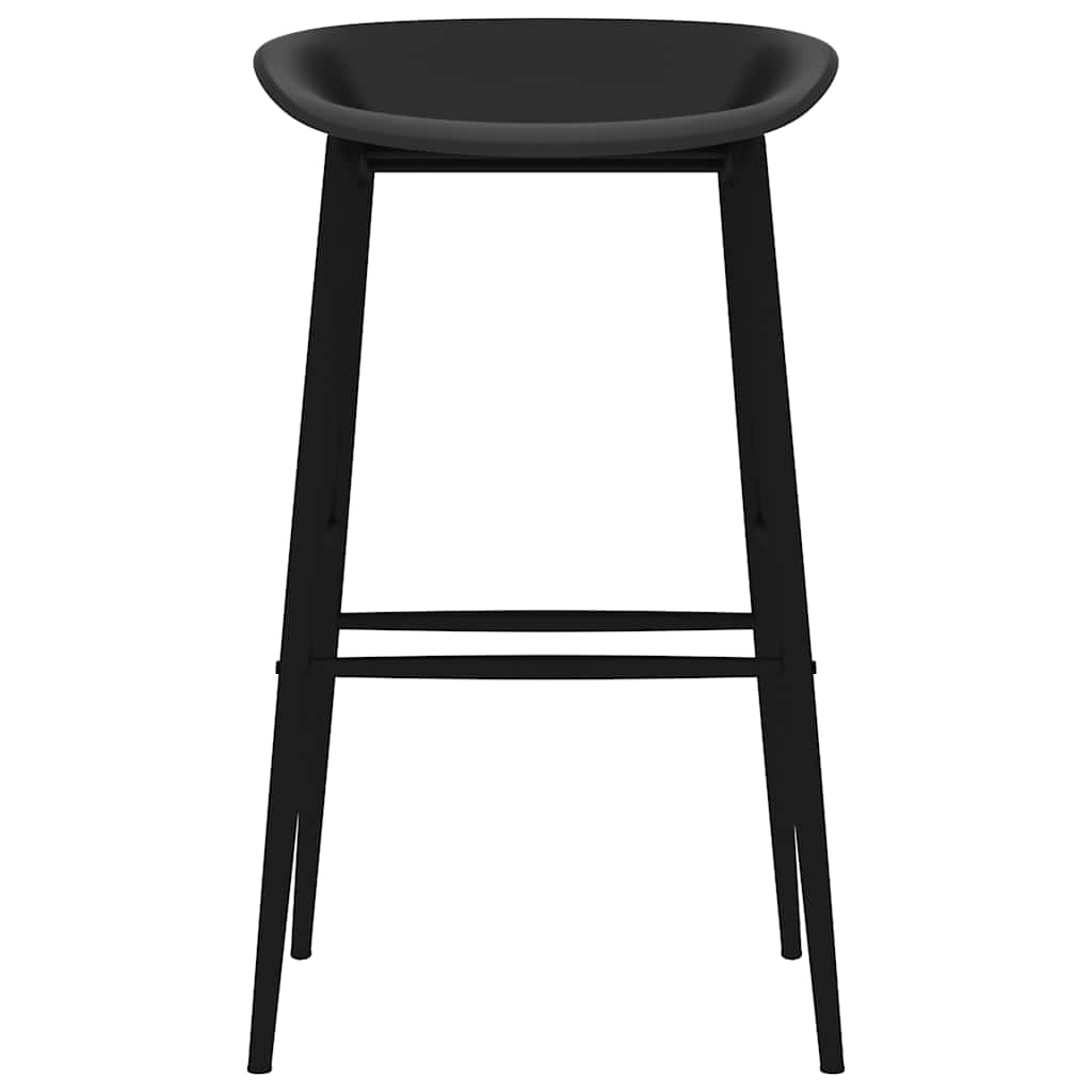 Cadeiras de bar 4 pcs preto