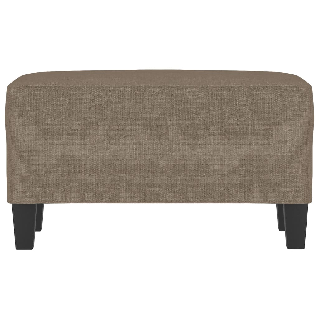 Banco 70x35x41 cm tecido cinza-acastanhado