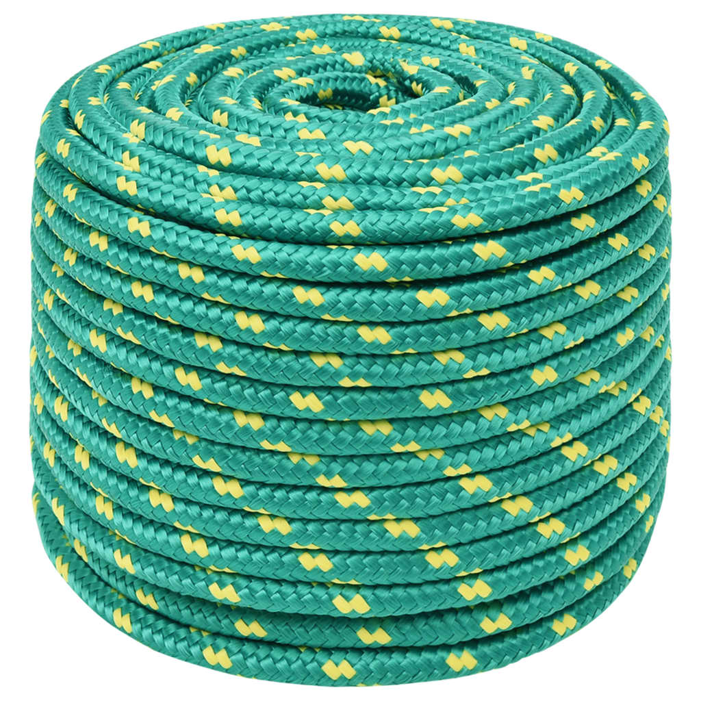 Corda de barco 12 mm 100 m polipropileno verde