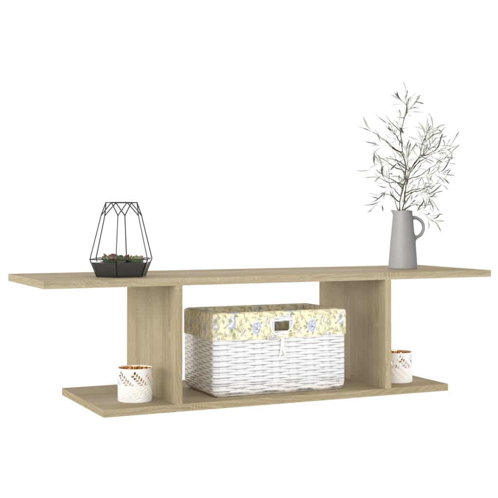 Móvel de TV para parede 103x30x26,5 cm carvalho sonoma