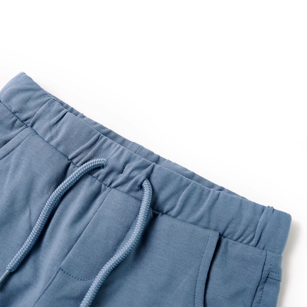 Calções de criança com cordão azul-escuro 116