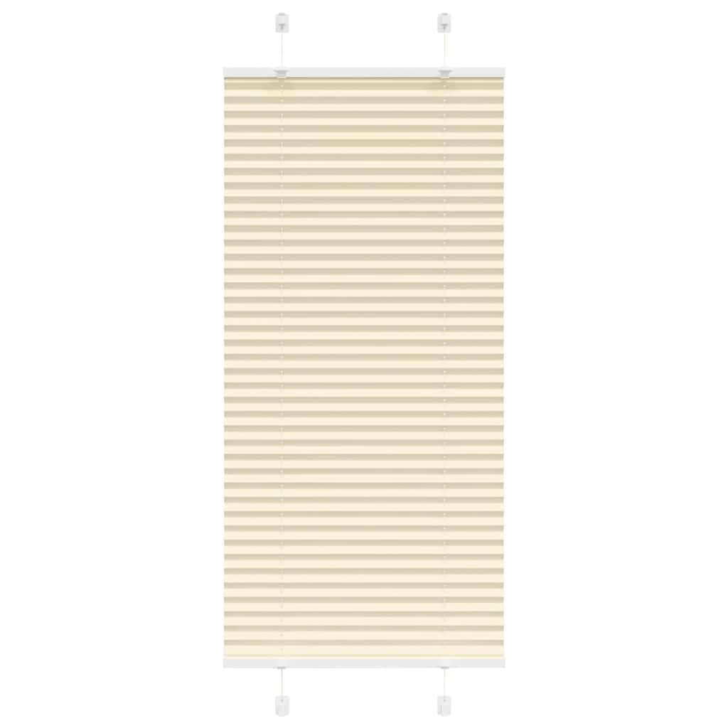Creme plissada cega 65x150 cm largura tecido 64,4 cm poliéster