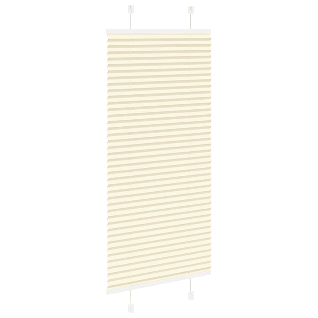 Creme plissada cega 65x150 cm largura tecido 64,4 cm poliéster