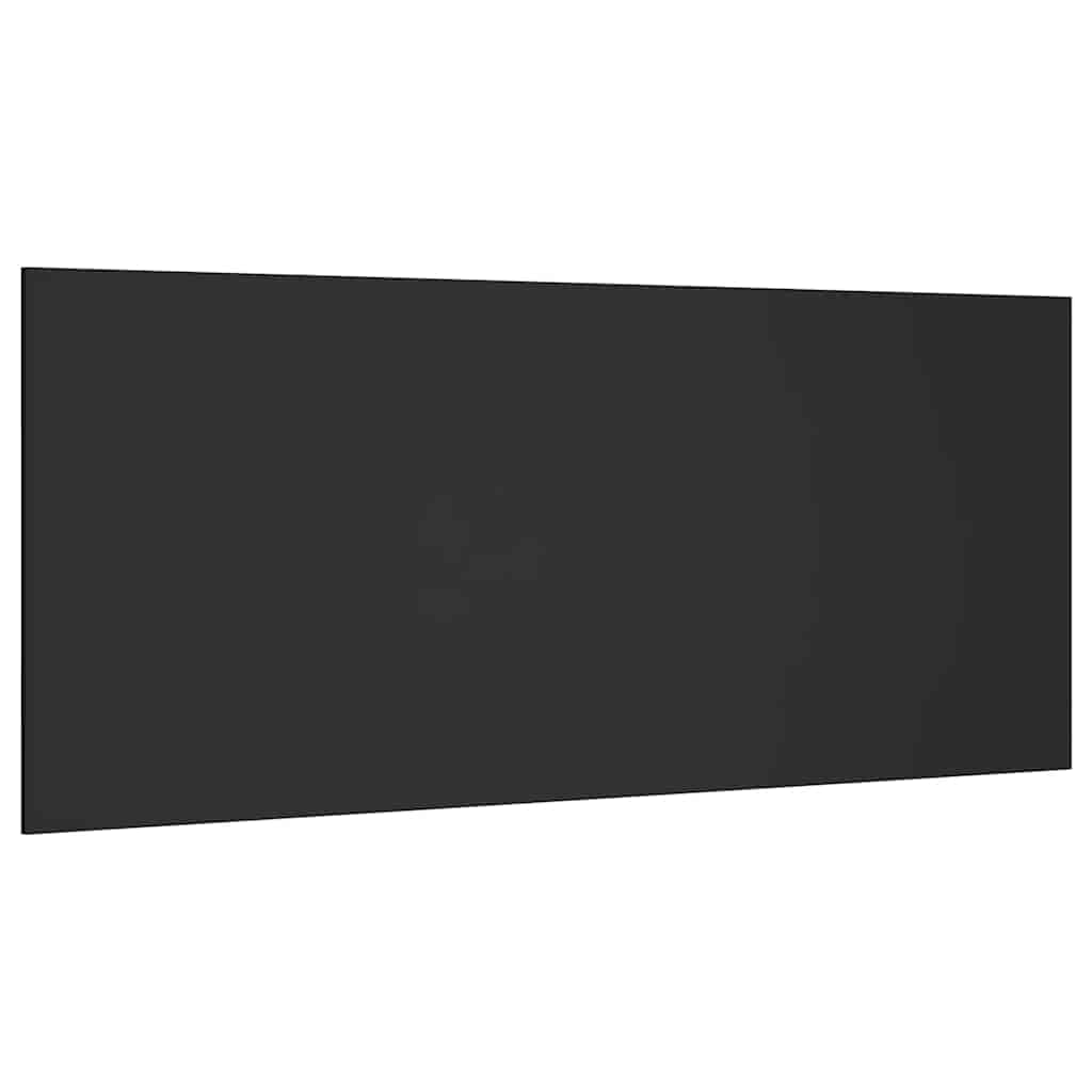 Cabeceira de cama 200x1,5x80 cm derivados de madeira preto