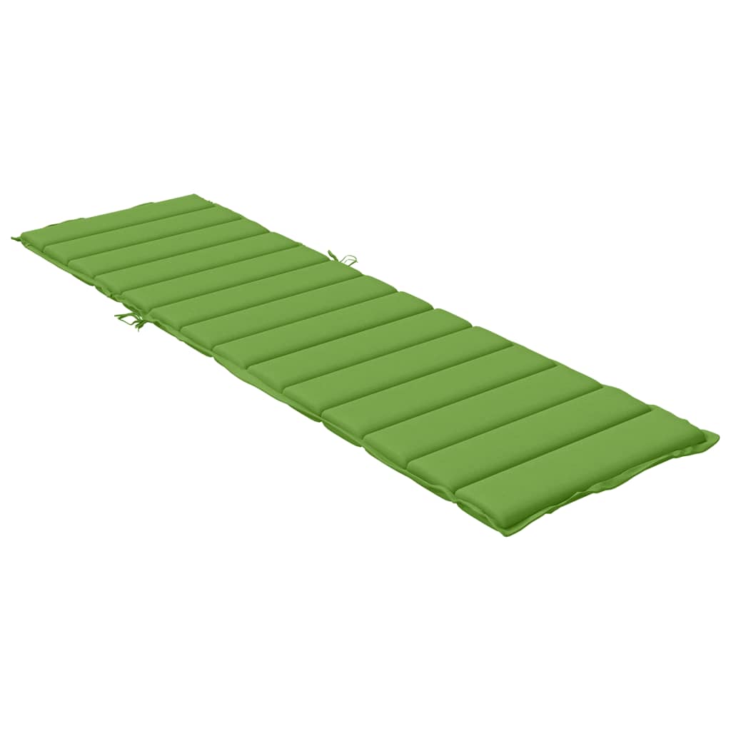 Almofadão para espreguiçadeira 200x60x4cm mesclado tecido verde