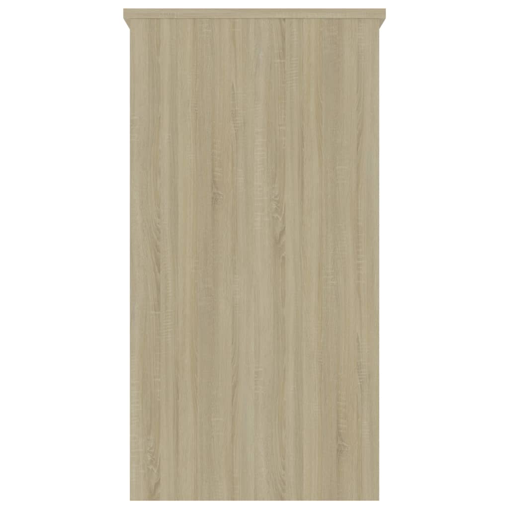 Secretária 80x40x75 cm derivados de madeira carvalho sonoma