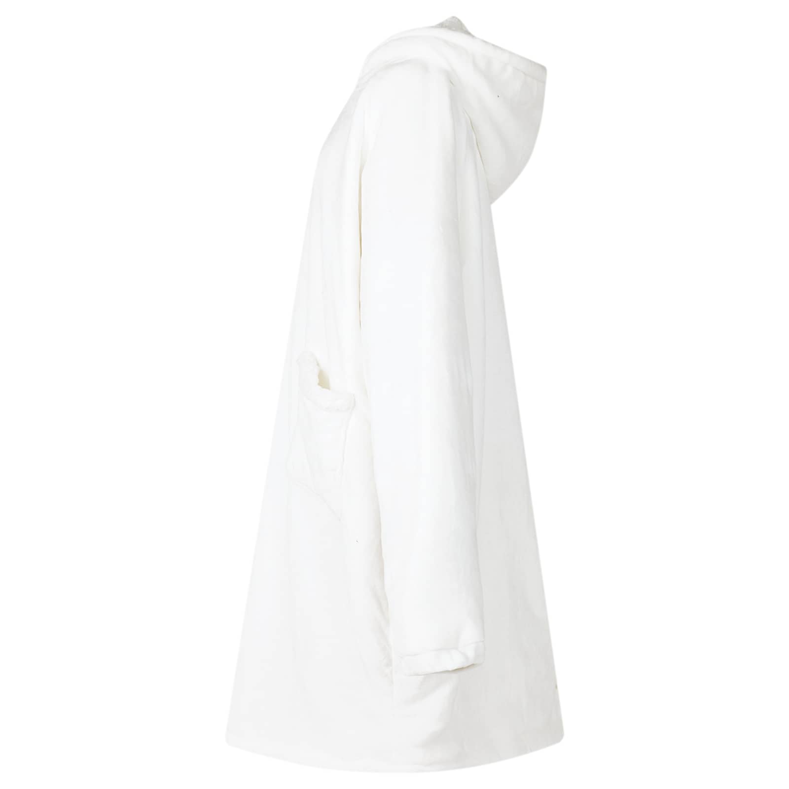 Sweatshirt manta branco m fleece e flanela