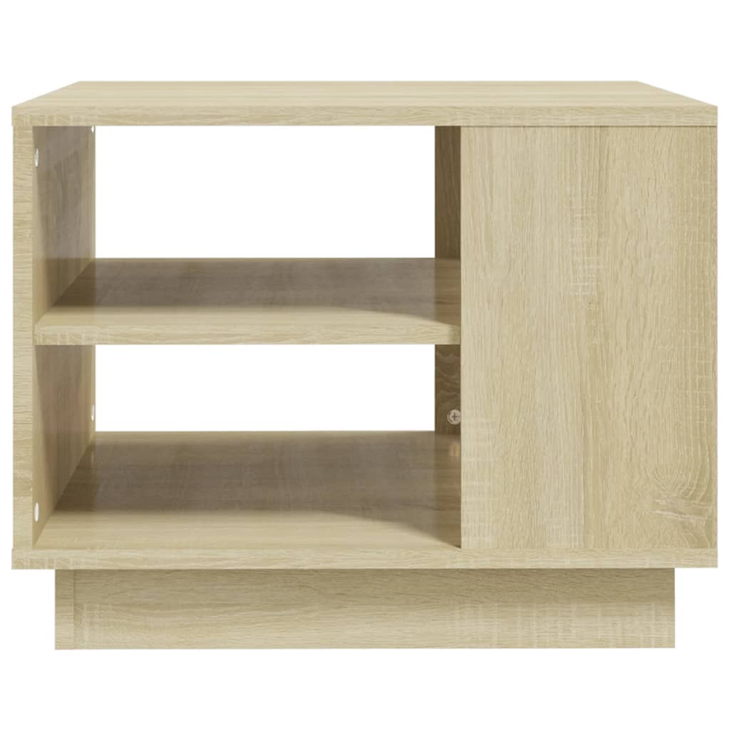 Mesa de centro 55x55x43 cm derivados de madeira carvalho sonoma