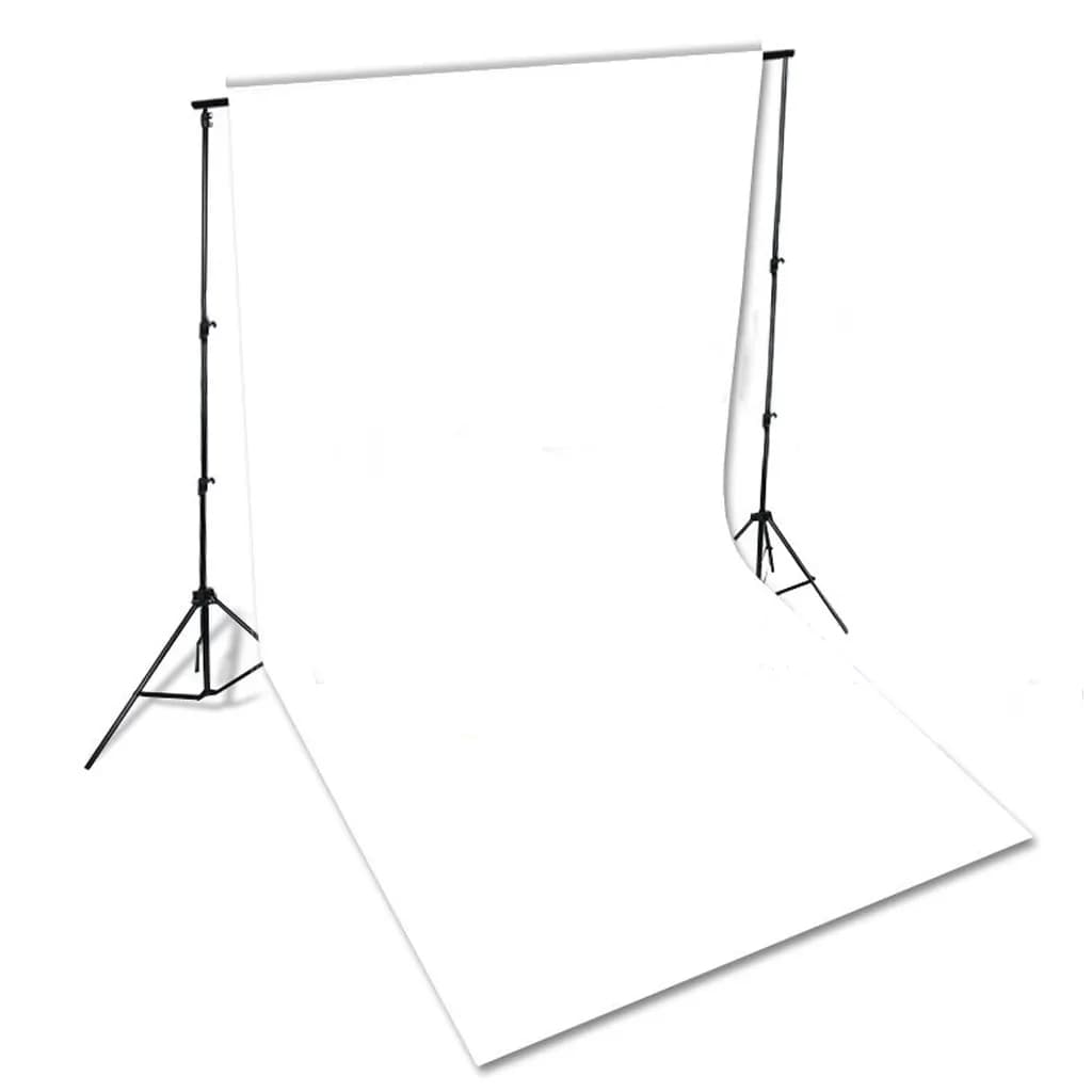 Fundo fotográfico sem suporte algodão branco 600x300 cm