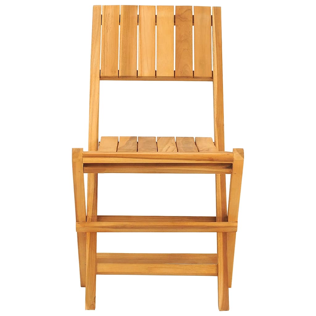 Cadeiras de jardim dobráveis 4 pcs 47x62x90 cm teca maciça