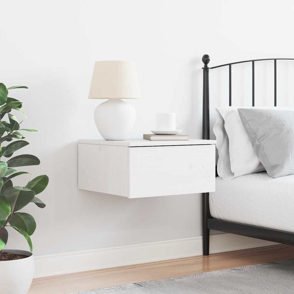 Mesa-de-cabeceira com gaveta branco 37 x 35 x 18,5 cm