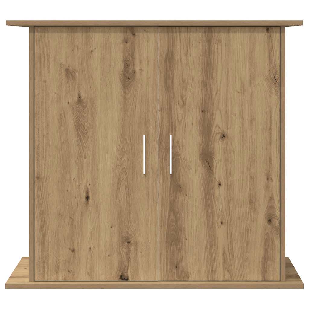 Suporte para aquário em carvalho artesanal 81x36x73 cm, madeira projetada