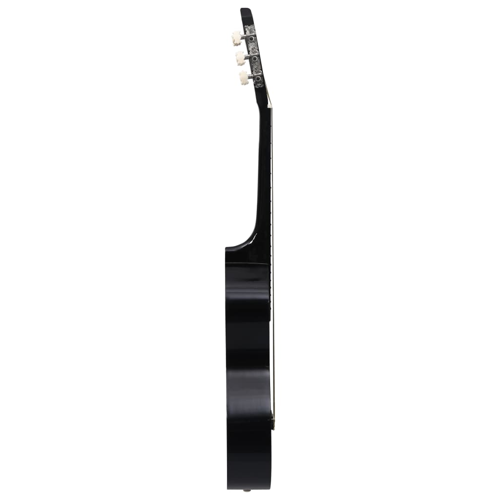 Guitarra clássica para iniciantes com saco 3/4 36" preto