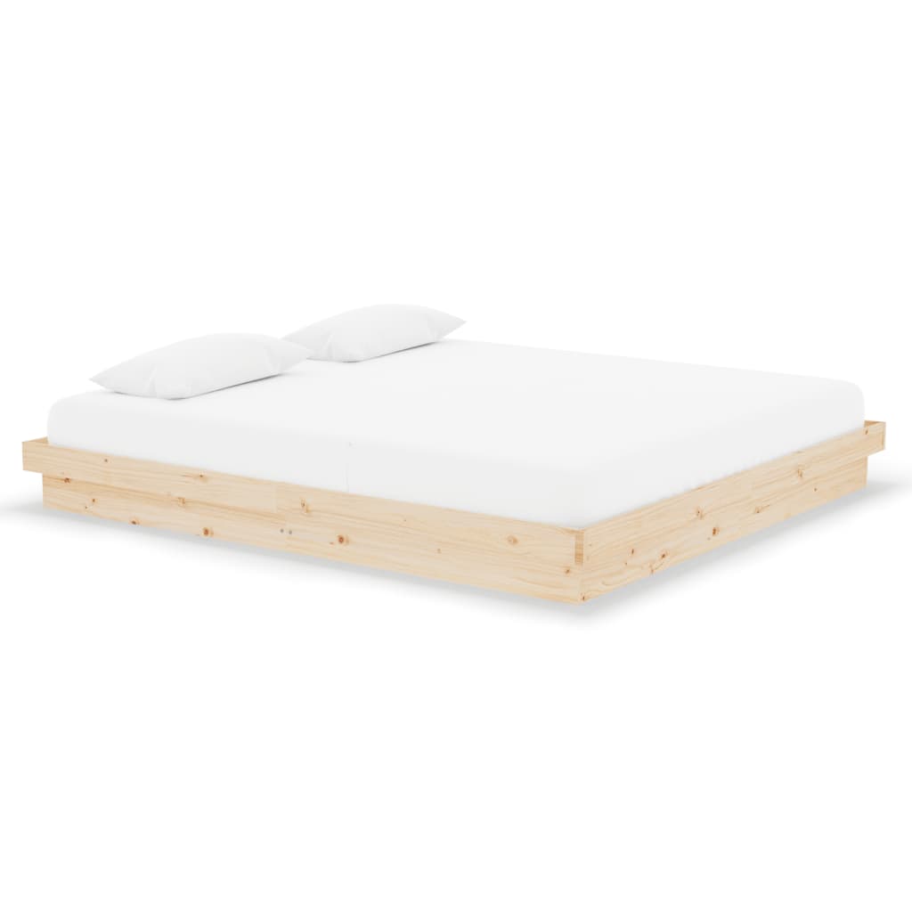 Estrutura de cama super king 180x200 cm madeira maciça