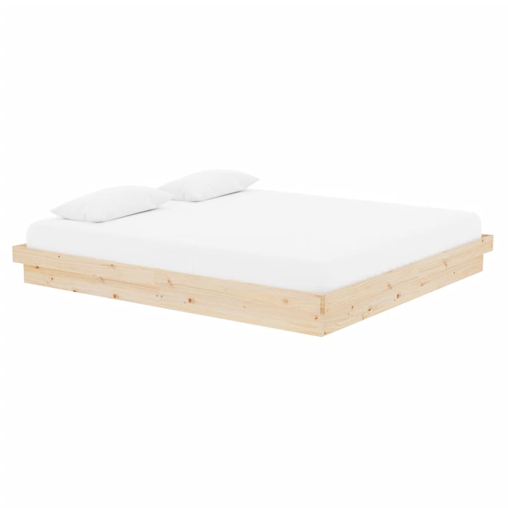 Estrutura de cama super king 180x200 cm madeira maciça