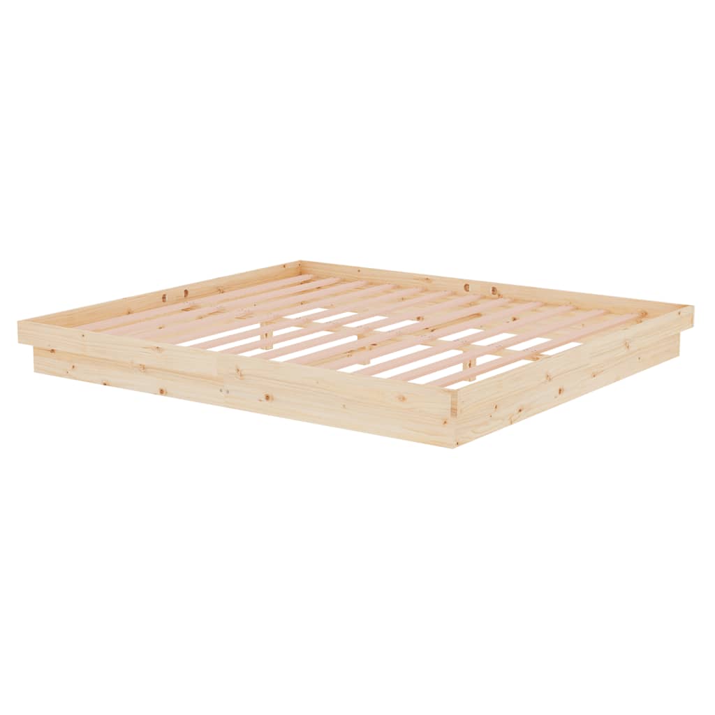 Estrutura de cama super king 180x200 cm madeira maciça