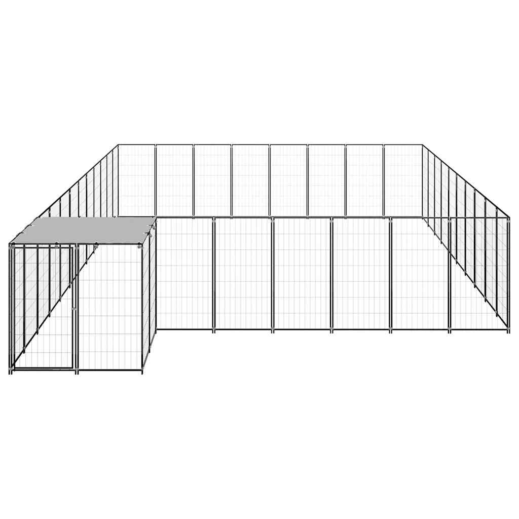 Canil 25,41 m² aço preto