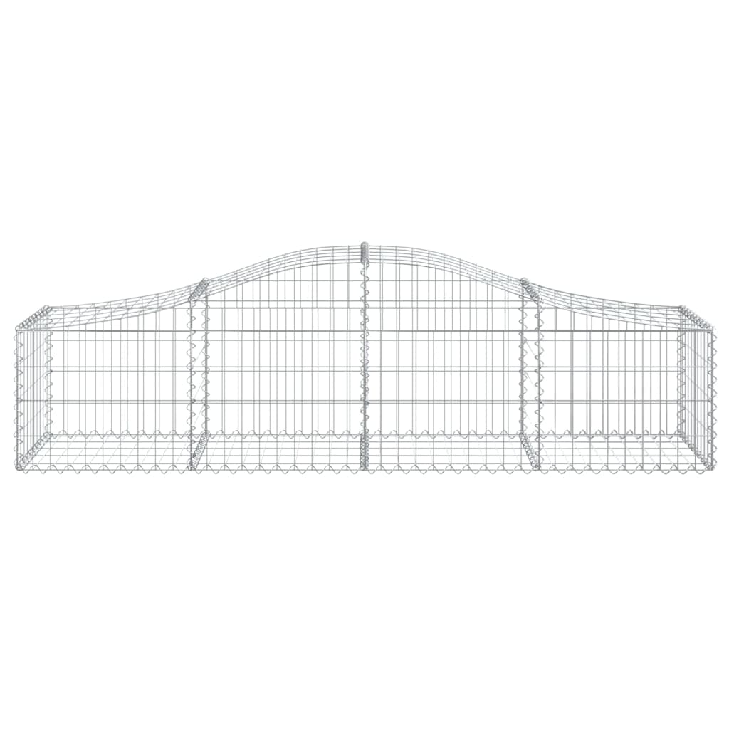 Cestos gabião arqueados 30pcs 200x50x40/60 cm ferro galvanizado