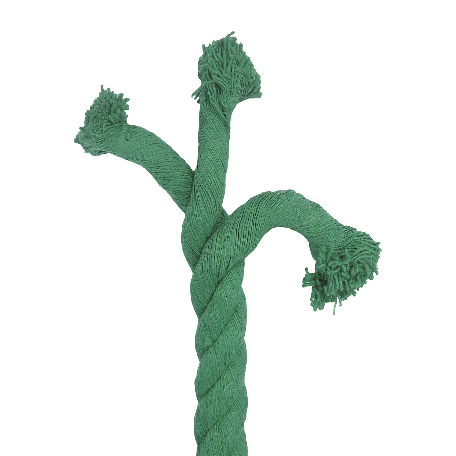 Corda de algodão 36 mm 25 m verde 100% algodão