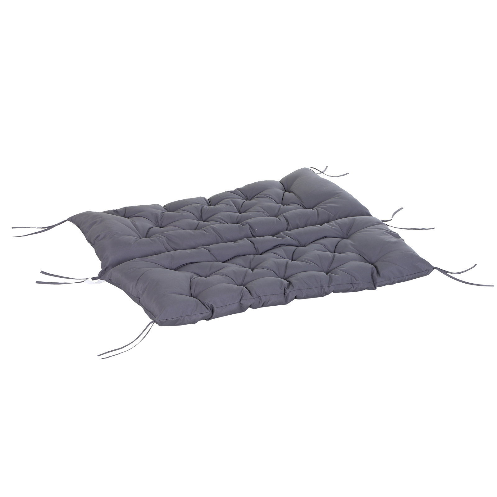 Almofada para banco com encosto 120x110x12cm almofada de banco de 2 lugares para jardim terraço balcão exterior cinza