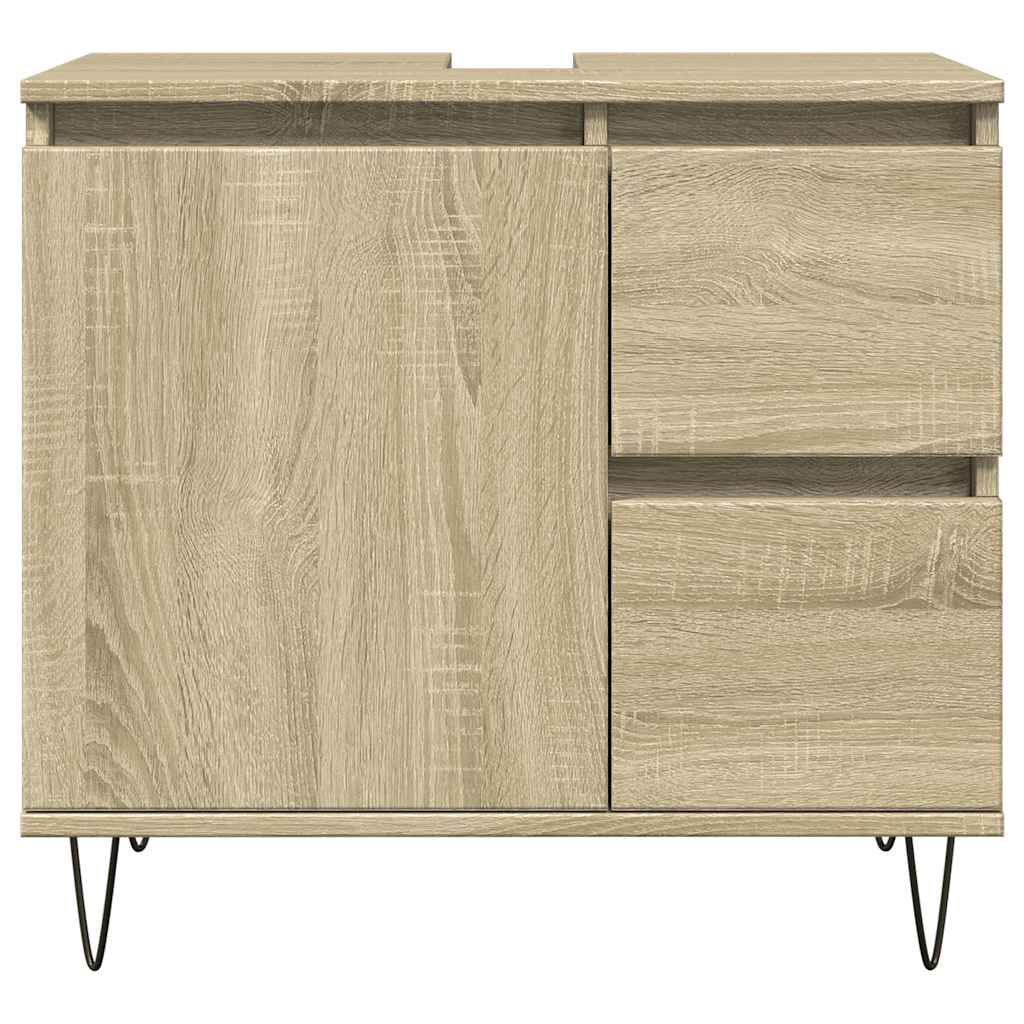 Armário wc 65x33x60 cm derivados de madeira carvalho sonoma