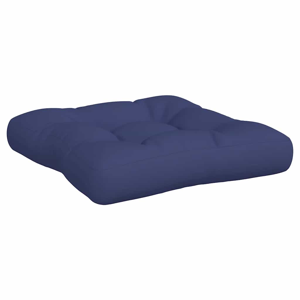 Almofadões p/ sofá de paletes 3 pcs tecido oxford azul-marinho