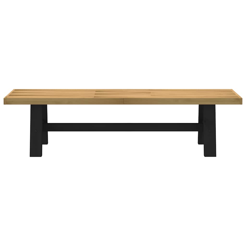 Banco de jantar noain pernas forma a 180x40x45 cm pinho maciço