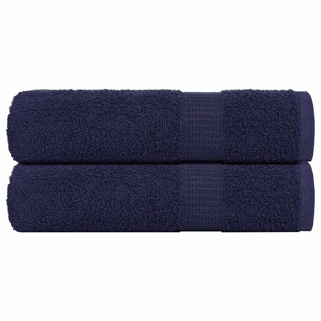 Toalhas banho frogn 2pcs 70x140 cm 360 g/m² azul marinho